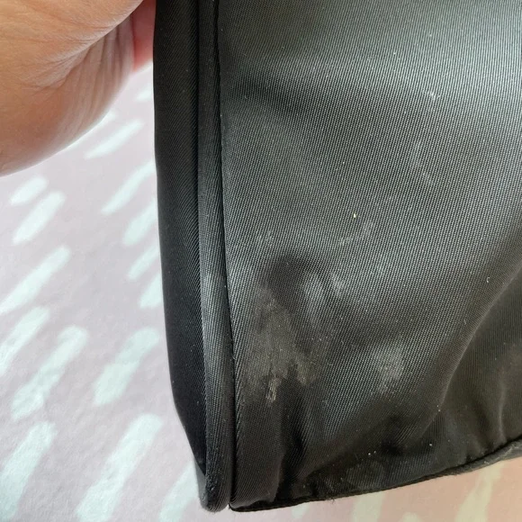 Prada Nylon Vela Nero Small Tote Bag with  Lock Black - Picture 12 of 16